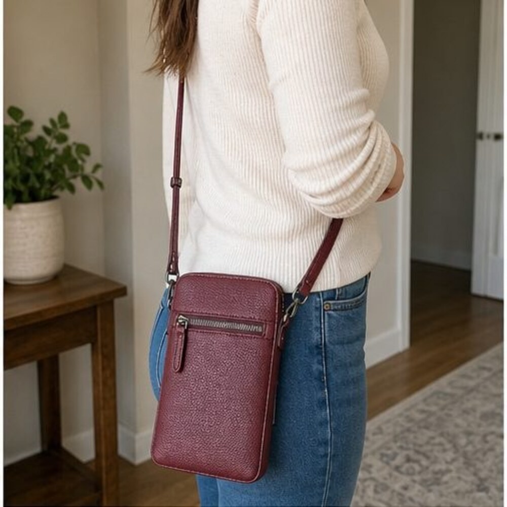 Blush Canvas Crossbody Bag - Picture 3 of 6